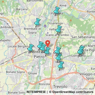 Mappa Via Pascoletto, 24030 Mozzo BG, Italia (1.79083)