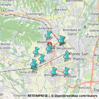 Mappa Via Europa, 24030 Mapello BG, Italia (1.60455)