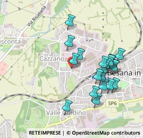 Mappa Via achille grandi, 20842 Besana In Brianza MB, Italia (0.4595)