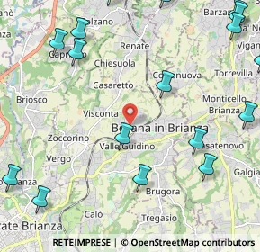 Mappa Via Antonio Pagani, 20842 Besana In Brianza MB, Italia (3.2265)