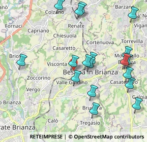 Mappa Via achille grandi, 20842 Besana In Brianza MB, Italia (2.26056)