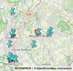 Mappa Via Antonio Pagani, 20842 Besana In Brianza MB, Italia (5.66133)