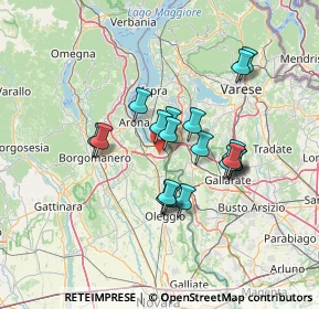 Mappa Via Leopardi, 28053 Castelletto sopra Ticino NO, Italia (11.14526)