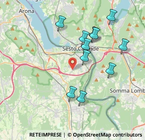 Mappa Via Leopardi, 28053 Castelletto sopra Ticino NO, Italia (3.65182)