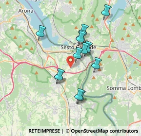 Mappa Via Leopardi, 28053 Castelletto sopra Ticino NO, Italia (3.01692)