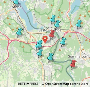 Mappa Via Leopardi, 28053 Castelletto sopra Ticino NO, Italia (3.79333)