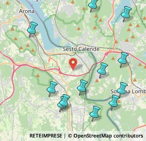 Mappa Via Leopardi, 28053 Castelletto sopra Ticino NO, Italia (5.05417)