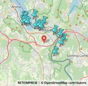 Mappa Via Leopardi, 28053 Castelletto sopra Ticino NO, Italia (3.76529)