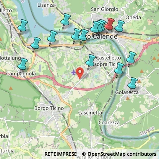 Mappa Via Leopardi, 28053 Castelletto sopra Ticino NO, Italia (2.53625)