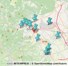 Mappa Via Fornaci, 36015 Schio VI, Italia (3.38538)