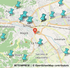 Mappa Via Fornaci, 36015 Schio VI, Italia (2.7865)