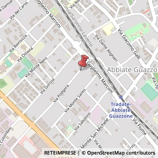 Mappa Via Podgora, 3, 21049 Tradate, Varese (Lombardia)