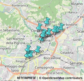 Mappa Piazzale Enrico Tiraboschi, 24124 Bergamo BG, Italia (1.13429)
