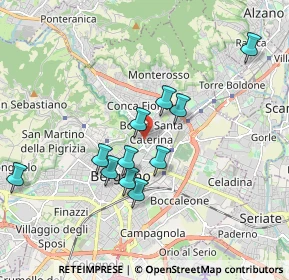 Mappa Piazzale Enrico Tiraboschi, 24124 Bergamo BG, Italia (1.63909)