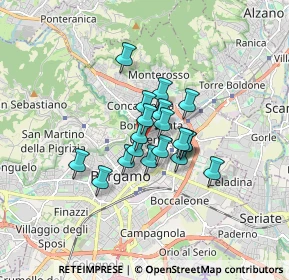 Mappa Piazzale Enrico Tiraboschi, 24124 Bergamo BG, Italia (1.06)