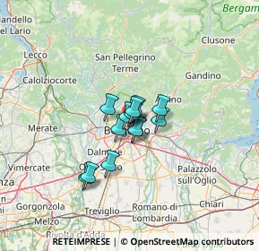 Mappa Piazzale Enrico Tiraboschi, 24124 Bergamo BG, Italia (6.76538)