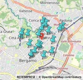 Mappa Piazzale Enrico Tiraboschi, 24124 Bergamo BG, Italia (0.705)