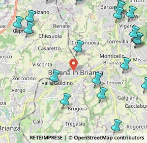 Mappa Via Carlo Ferraio, 20842 Besana in Brianza MB, Italia (3.0155)