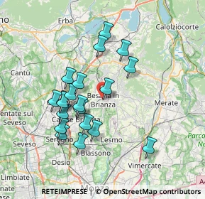 Mappa Via Carlo Ferraio, 20842 Besana in Brianza MB, Italia (6.5635)