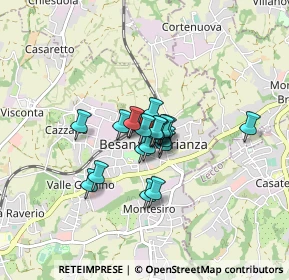 Mappa Via Carlo Ferraio, 20842 Besana in Brianza MB, Italia (0.4665)