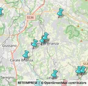 Mappa Via Carlo Ferraio, 20842 Besana in Brianza MB, Italia (6.37286)