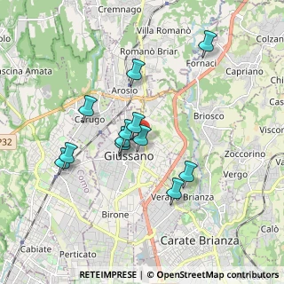 Mappa Via Amerigo Vespucci, 20833 Giussano MB, Italia (1.56)