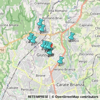 Mappa Via Amerigo Vespucci, 20833 Giussano MB, Italia (1.14)