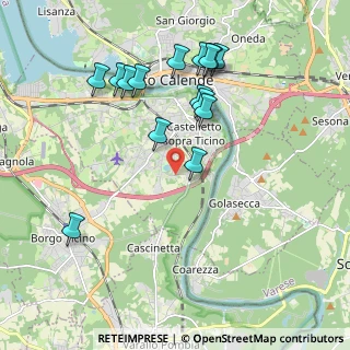 Mappa Via Fondotoce, 28053 Castelletto sopra Ticino NO, Italia (2.01067)