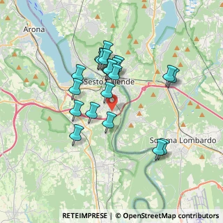 Mappa Via Fondotoce, 28053 Castelletto sopra Ticino NO, Italia (3.141)