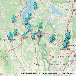 Mappa Via Fondotoce, 28053 Castelletto sopra Ticino NO, Italia (9.331)