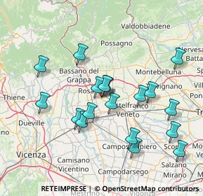 Mappa Via Alessandro Volta, 31037 Loria TV, Italia (14.44778)
