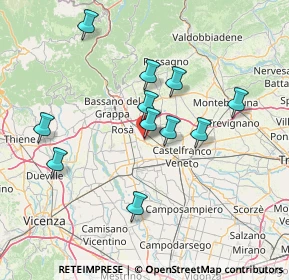 Mappa Via Alessandro Volta, 31037 Loria TV, Italia (13.31818)