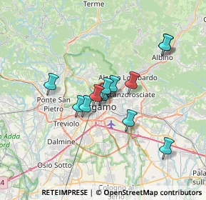 Mappa Via Gianforte Suardi, 24124 Bergamo BG, Italia (5.4875)