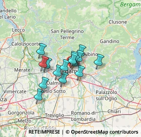 Mappa Via Gianforte Suardi, 24124 Bergamo BG, Italia (8.468)