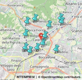 Mappa Via G. Suardi, 24124 Bergamo BG, Italia (1.57083)