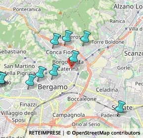 Mappa Via Gianforte Suardi, 24124 Bergamo BG, Italia (2.35182)