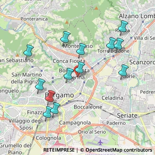 Mappa Via G. Suardi, 24124 Bergamo BG, Italia (2.09615)