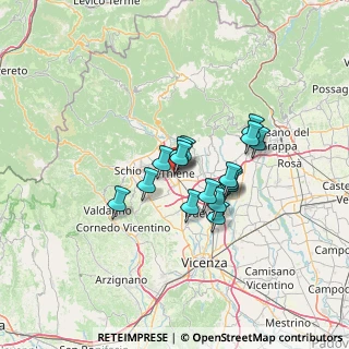 Mappa Viale Vittorio Veneto, 36016 Thiene VI, Italia (9.48938)