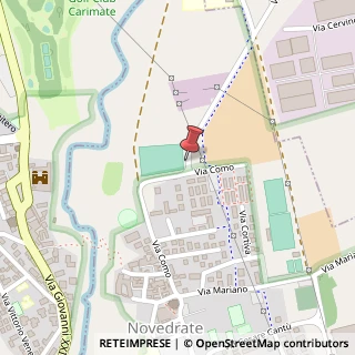 Mappa Via como 132, 22060 Novedrate, Como (Lombardia)