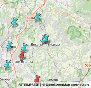 Mappa Via Artigiani, 20842 Besana In Brianza MB, Italia (5.11364)