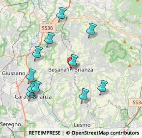 Mappa Via Artigiani, 20842 Besana In Brianza MB, Italia (4.17545)