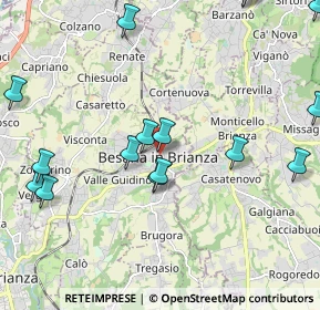 Mappa Via Artigiani, 20842 Besana In Brianza MB, Italia (2.57938)