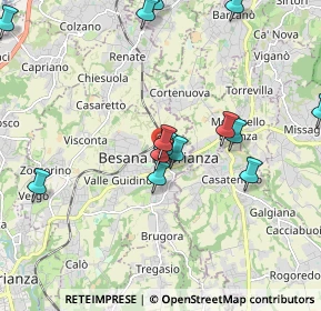 Mappa Via Artigiani, 20842 Besana In Brianza MB, Italia (2.37875)