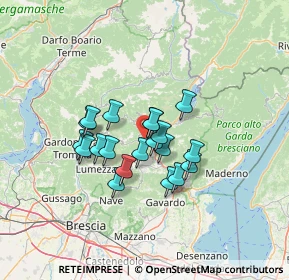 Mappa Via Tesolo, 25078 Vestone BS, Italia (9.62)