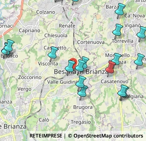 Mappa Piazza Galileo Galilei, 20842 Besana in Brianza MB, Italia (2.5365)