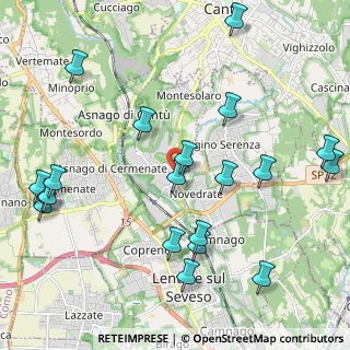 Mappa Via Airoldi, 22060 Carimate CO, Italia (2.537)