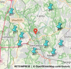 Mappa Via Airoldi, 22060 Carimate CO, Italia (5.05545)