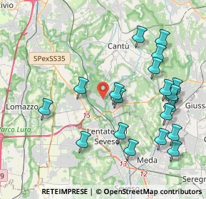 Mappa Via Airoldi, 22060 Carimate CO, Italia (4.434)
