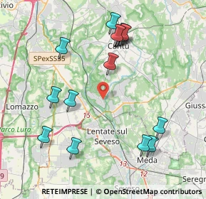 Mappa Via Airoldi, 22060 Carimate CO, Italia (4.346)