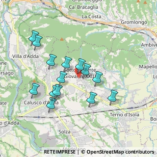 Mappa Viale Bosio, 24039 Sotto il Monte Giovanni XXIII BG, Italia (1.71357)